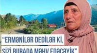 “Ermənilərdən qorumaq üçün qızımla oğlumu kartofun arasında gizlətdim” - VİDEO