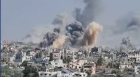 İsrail ordusu Qəzza zolağını belə bombalayır - VİDEO