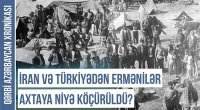 Qərbi Azərbaycan Xronikası: İran və Türkiyədən ermənilər Axtaya niyə köçürülüb? - VİDEO 