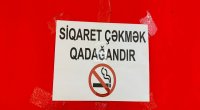 Qadağan olunan yerlərdə tütündən istifadə edənlər məsuliyyətə cəlb EDİLDİ – FOTO  