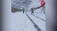 Quba-Xınalıq yolu qardan belə təmizlənir – FOTO/VİDEO