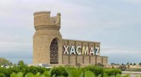 Xaçmazda Qudyalçayın kənarındakı yol UÇDU