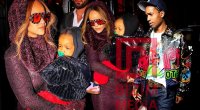 Rihanna sevgilisi və oğlu ilə Paris GECƏLƏRİNDƏ - FOTO