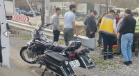 Oğuzda avtomobillə motosiklet toqquşub, xəsarət alan var - FOTO