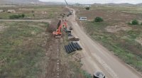 Cəbrayıl şəhərində içməli və tullantı su infrastrukturları yaradılır – FOTO/VİDEO 