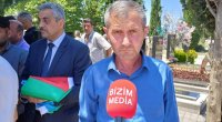 Şəhidin qardaşı: “Qardaşımın məzarının yerinin məlum olması böyük təsəllidir” - FOTO