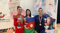 Bədii gimnastlarımız beynəlxalq turnirdə 13 medal qazandılar - FOTO-VİDEO