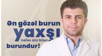 “Ən gözəl burun yaxşı nəfəs ala bilən burundur”