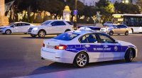 Bakıda əmrə tabe olmayan sürücünü üç polis maşını saxladı - VİDEO