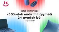 “Kontakt”dan Zəfər Gününə özəl kampaniya – ENDİRİMLİ QİYMƏTİ 24 AYADƏK FAİZSİZ ÖDƏ