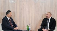 İlham Əliyev Bosniya və Herseqovina rəsmiləri ilə GÖRÜŞDÜ – FOTO/VİDEO