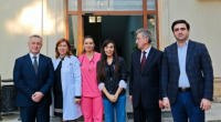 Leyla Əliyeva Milli Hematologiya və Transfuziologiya Mərkəzini ziyarət etdi - FOTO