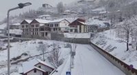 Laçın şəhərinin dronla çəkilən qış mənzərəsi - FOTO