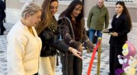 Leyla və Arzu Əliyevalar açılışda - FOTO