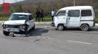 Ağsuda ağır qəza: 8 nəfər xəsarət aldı - FOTO