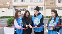 Leyla Əliyevanın iştirakı ilə növbəti həyət abadlaşdırılaraq sakinlərin istifadəsinə verildi - FOTO