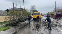 Qusarda aramsız yağan yağış və qar bir sıra FƏSADLAR TÖRƏTDİ - FOTO