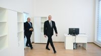 Prezident Kəngərli kəndində yerli icra strukturları üçün inşa edilmiş inzibati binada - FOTO/VİDEO