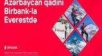 Birbank-ın dəstəyi ilə Vəfa Musayeva bayrağımızı Everest zirvəsinə sancdı
