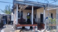 Kürdəmirdə iki qardaşa məxsus ev yandı - FOTO-VİDEO