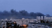Rusiya Kiyevi BOMBALADI - Şəhər alovlar içində - FOTO/VİDEO