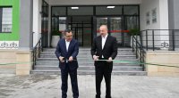 Xıdırlı kəndində Ayköl Manas adına tam orta məktəbin açılışı oldu - FOTO