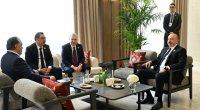 Liderlər çay süfrəsi arxasında – FOTO/VİDEO