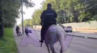 Rusiya polisindən miqrantlara qarşı növbəti SƏRT ADDIM – Bu dəfə atlarla... – ANBAAN VİDEO