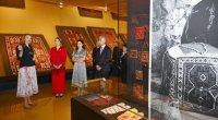 Berdiməhəmmədovun qızı Leyla Əliyeva ilə Milli Xalça Muzeyində - FOTO