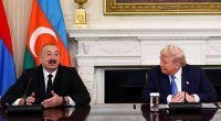 Tramp İlham Əliyevə papaq hədiyyə etdi - Video