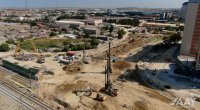 Bakıda yeni yolun tikintisi davam edir – FOTO