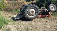 Laçında traktor dərəyə AŞDI – Ölən var