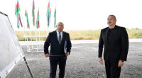 İlham Əliyev Füzuli rayonunda Qaraxanbəyli kəndinin təməlini qoydu - FOTO/VİDEO