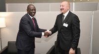 İlham Əliyev BMT-nin Nyu-Yorkdakı mənzil-qərargahında Keniya Prezidenti ilə görüşüb - FOTO