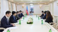 Milli Məclisin sədri TÜRKPA-nın yeni Baş katibinin başçılıq etdiyi nümayəndə heyəti ilə görüşüb