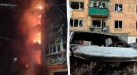 Rusiya Ukraynada yaşayış binasını VURDU: 10 yaralı var