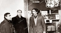 Bir şəklin tarixçəsi: Fəzail Ağamalı Ramiz Mehdiyevə məruzə edir