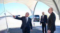 Prezident Cəbrayılda avtomobil yolunun açılışında – FOTO