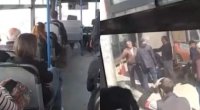 Sürücü avtobusu yolun ortasında saxlayıb siqaret çəkdi – VİDEO