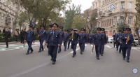 Bakıda hərbçilərin zəfər yürüşü –VİDEO