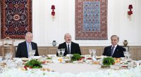 Azərbaycan, Türkiyə və Pakistan liderləri birgə nahar edib - FOTO