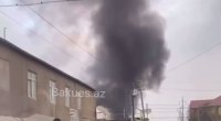 Baksol yolunda güclü YANĞIN – VİDEO/YENİLƏNİB