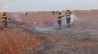 Cəlilabadda açıq ərazidə yanğın olub - FOTO/VİDEO