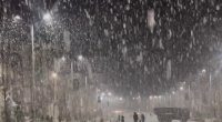 Kəlbəcərə güclü qar yağır - VİDEO