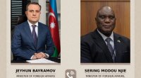 Azərbaycan və Qambiya arasında ikitərəfli əməkdaşlıq məsələləri MÜZAKİRƏ EDİLDİ