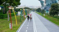 Yeni Bulvarda velosiped yolu açıldı – FOTO
