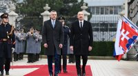 İlham Əliyevin Bratislavada rəsmi qarşılanma mərasimi oldu - FOTO