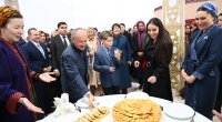 Leyla Əliyeva Türkmənistan milli mətbəxinə həsr olunan sərgidə iştirak edib - FOTO