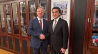 Hikmət Hacıyev Mixail Qaluzinlə regional məsələləri müzakirə etdi - FOTO
