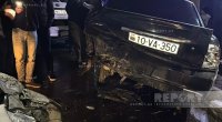 Sumqayıtda səkkiz maşın toqquşdu - FOTO/VİDEO